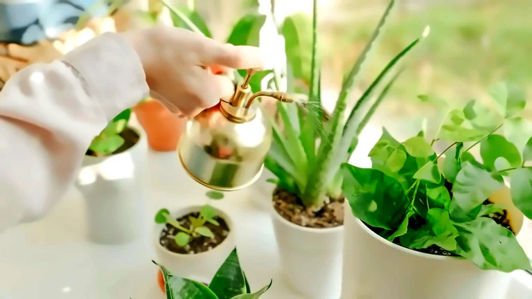 Este truque com garrafa de vinho mantém suas plantas hidratadas por semanas