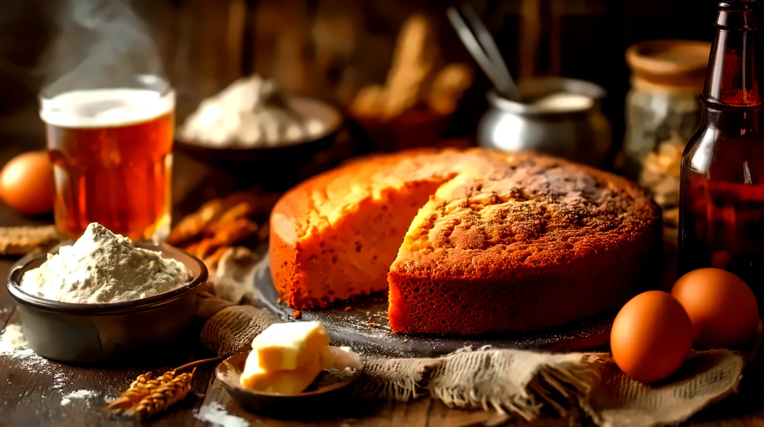 Receita de bolo com cerveja que fica fofinha e surpreende no sabor Receita de bolo com cerveja que fica fofinha e surpreende no sabor