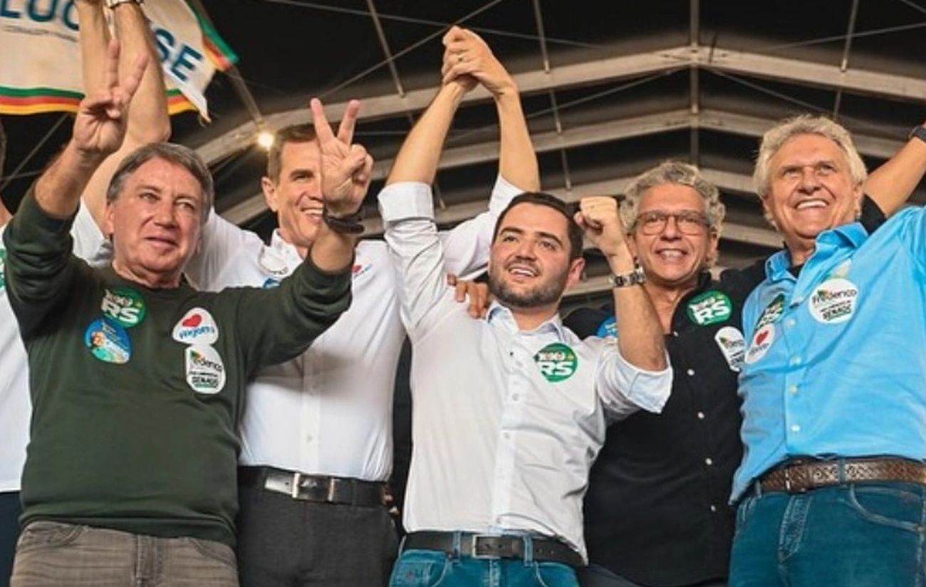 Gabriel Souza lança pré-candidatura ao RS com Eduardo Leite e Ronaldo Caiado