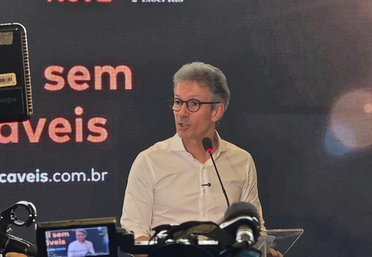 Zema fala em aliança com Caiado para lançar candidato de direita no 1º turno agora